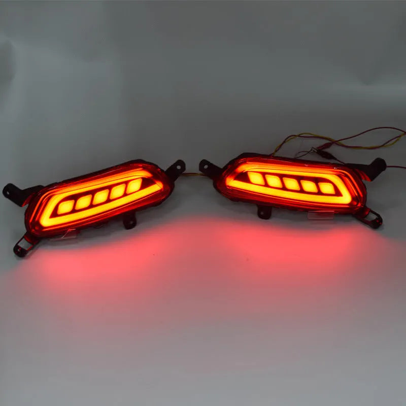 Pair of black LED brake light bulbs for Mazda car application displayed on white background