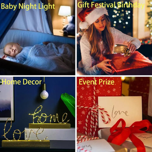 Acrylic 3D night light with European design showing dimensional effects and colour illumination