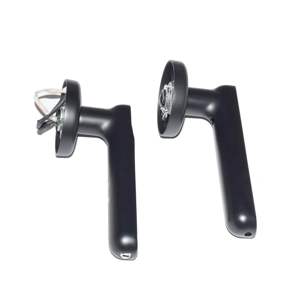 Black M4 smart fingerprint lock with zinc alloy body and semiconductor sensor on a white background