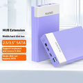 3.5 inch SATA to USB 3.0 hard disk enclosure with power supply and data cable