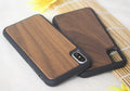 Wooden TPU phone case for iPhone with carbonised bamboo finish in multiple colour options.