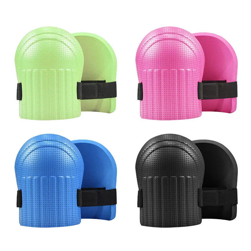Pair of EVA foam kneepads with 11mm thickness for auto repair and construction work