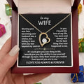 Women's hollow heart-shaped zircon pendant necklace in gold finish on copper base with chain