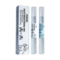 Yegbong pet teeth whitening pen kit with two 3ml pens and two dental brushes.