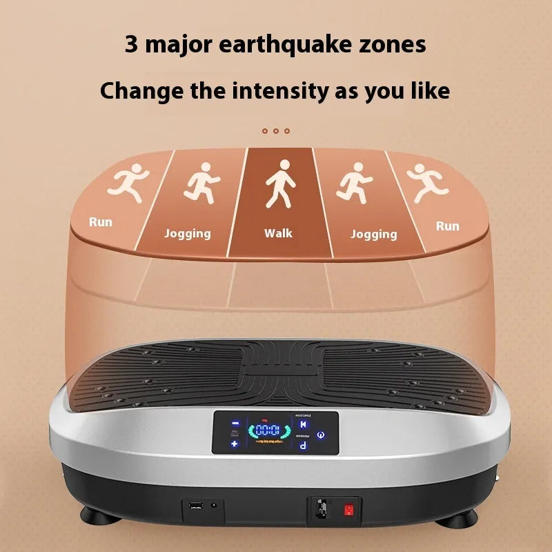 Vibration body shaping power plate 180W 220V with EU or UK plug for home fitness and belly contracting