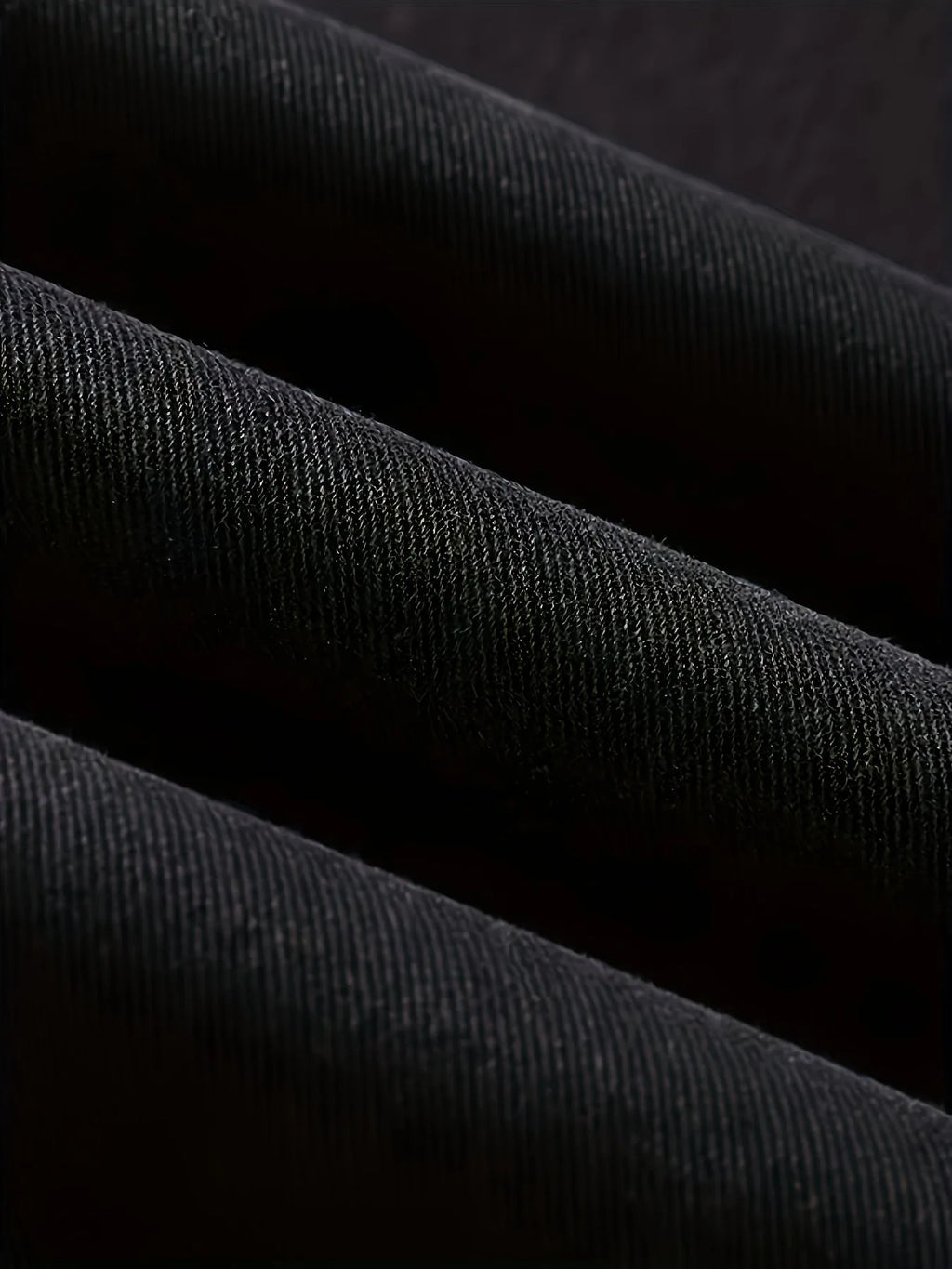 Men's black straight-leg cotton jeans mid-rise zip fly casual trousers front view