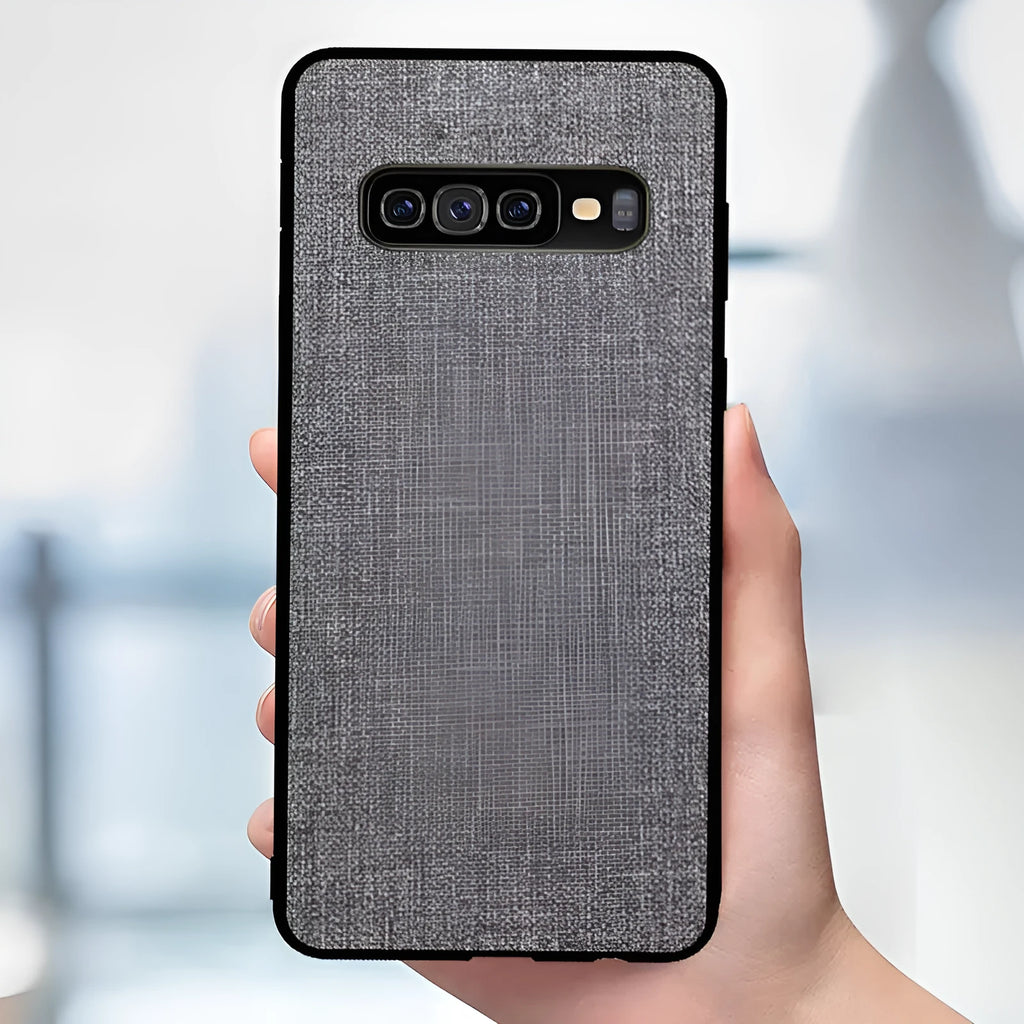 Canvas Samsung phone case in multiple colours for Galaxy S7 to S10 models