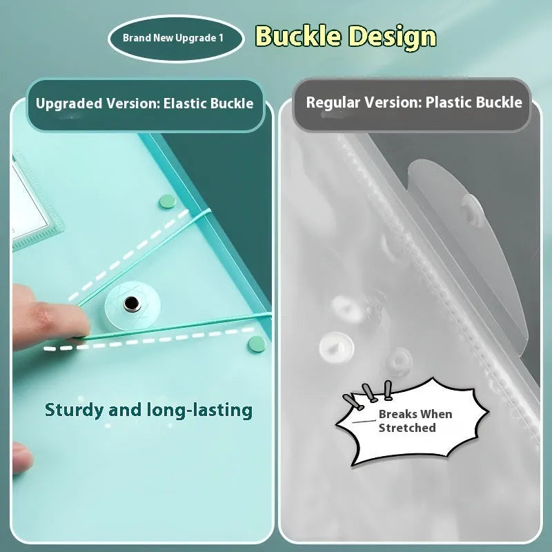 A3 test paper storage bag translucent multi-layer folder for exam paper organisation