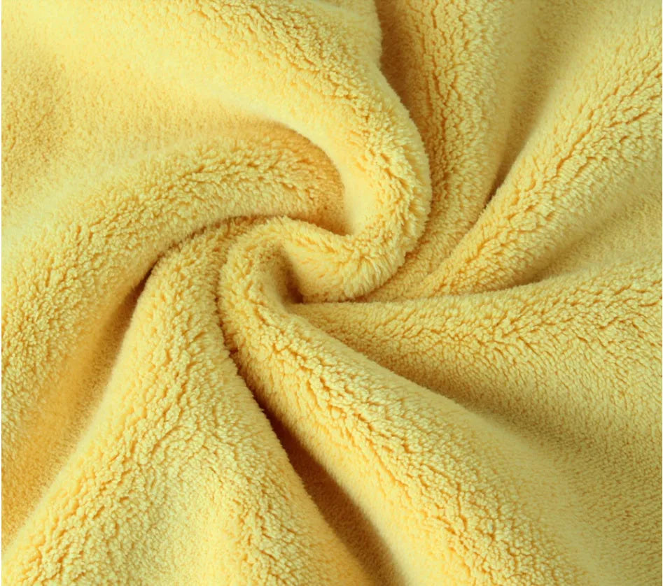 Pet bath towel in blue with 800g superfine absorbent fibre on both sides for fast drying