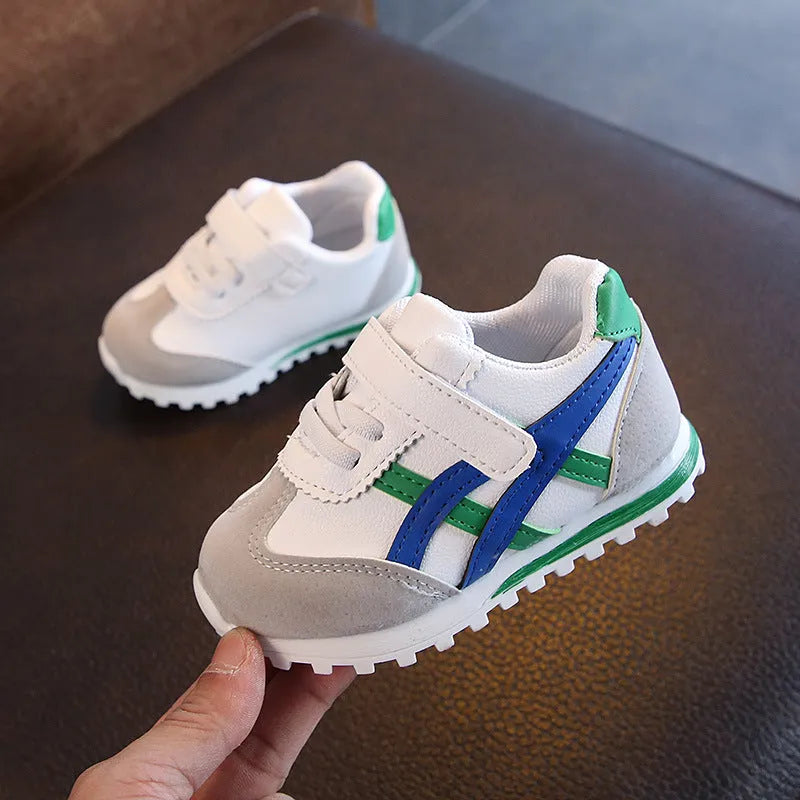 Baby toddler mesh board shoes in green, gules, and pink colour options with multiple sizes