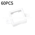 White plastic LED light protective lampshade for fixed bracket installation