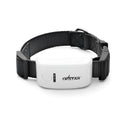 Cat GPS tracker locator device in black with real time tracking and geofence alert feature