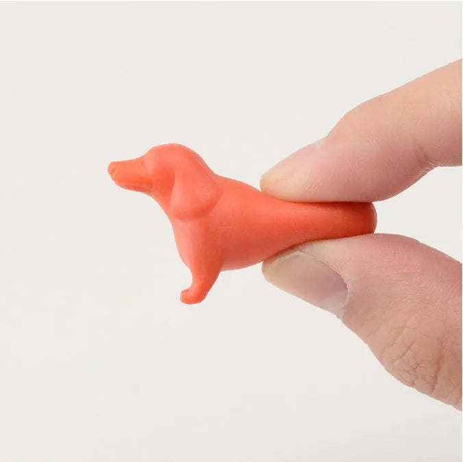 Mimi Pet cute dachshund silicone earplug for noise reduction in blue