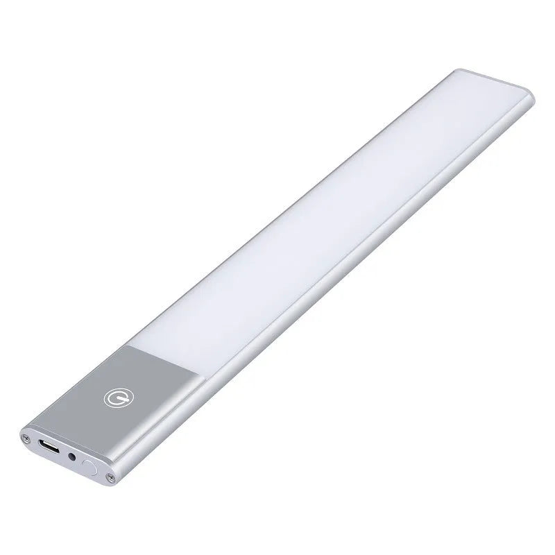 Ultra-thin LED mirror headlight 300x40x10mm with USB charging cable and three colour temperature settings
