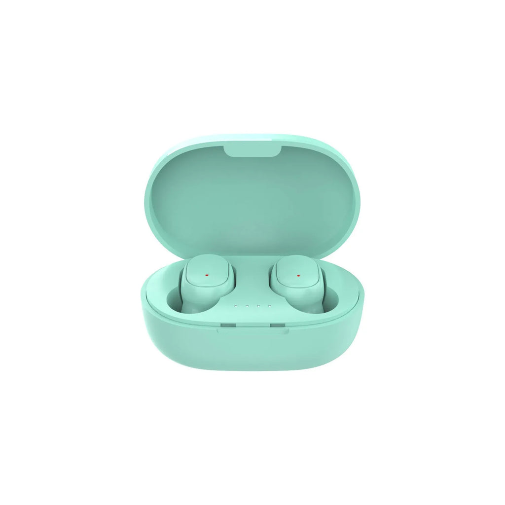 A6S in-ear Bluetooth 5.0 true wireless earbuds in black with charging case