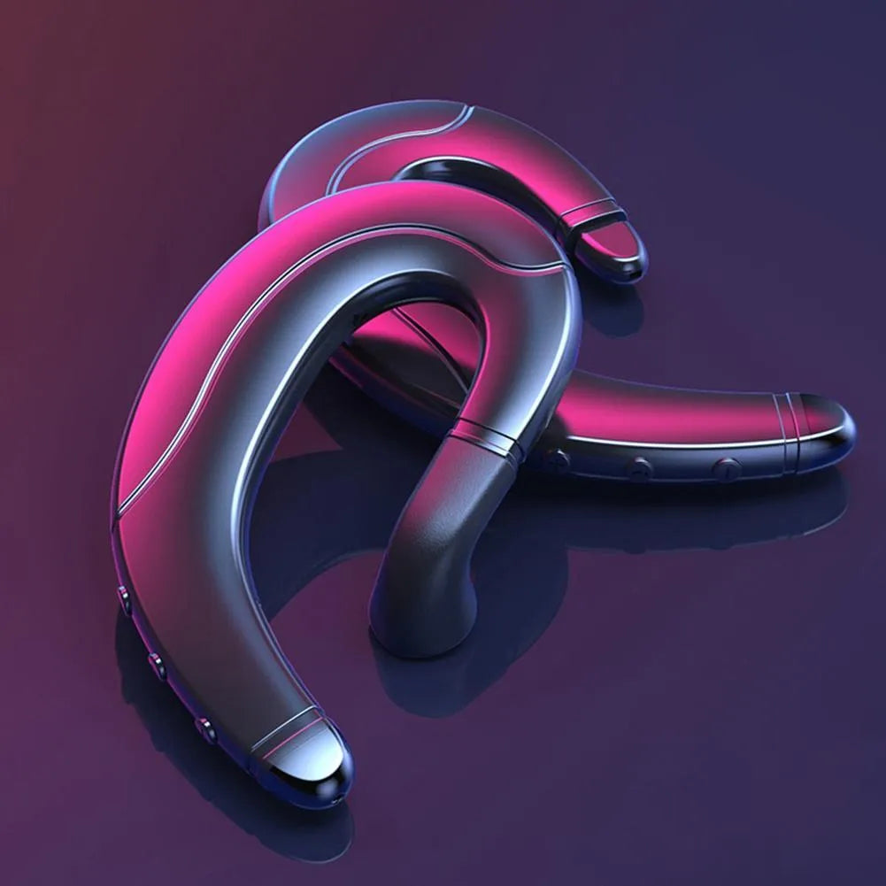 Single ear Bluetooth earphone in black colour for driving and hands-free communication