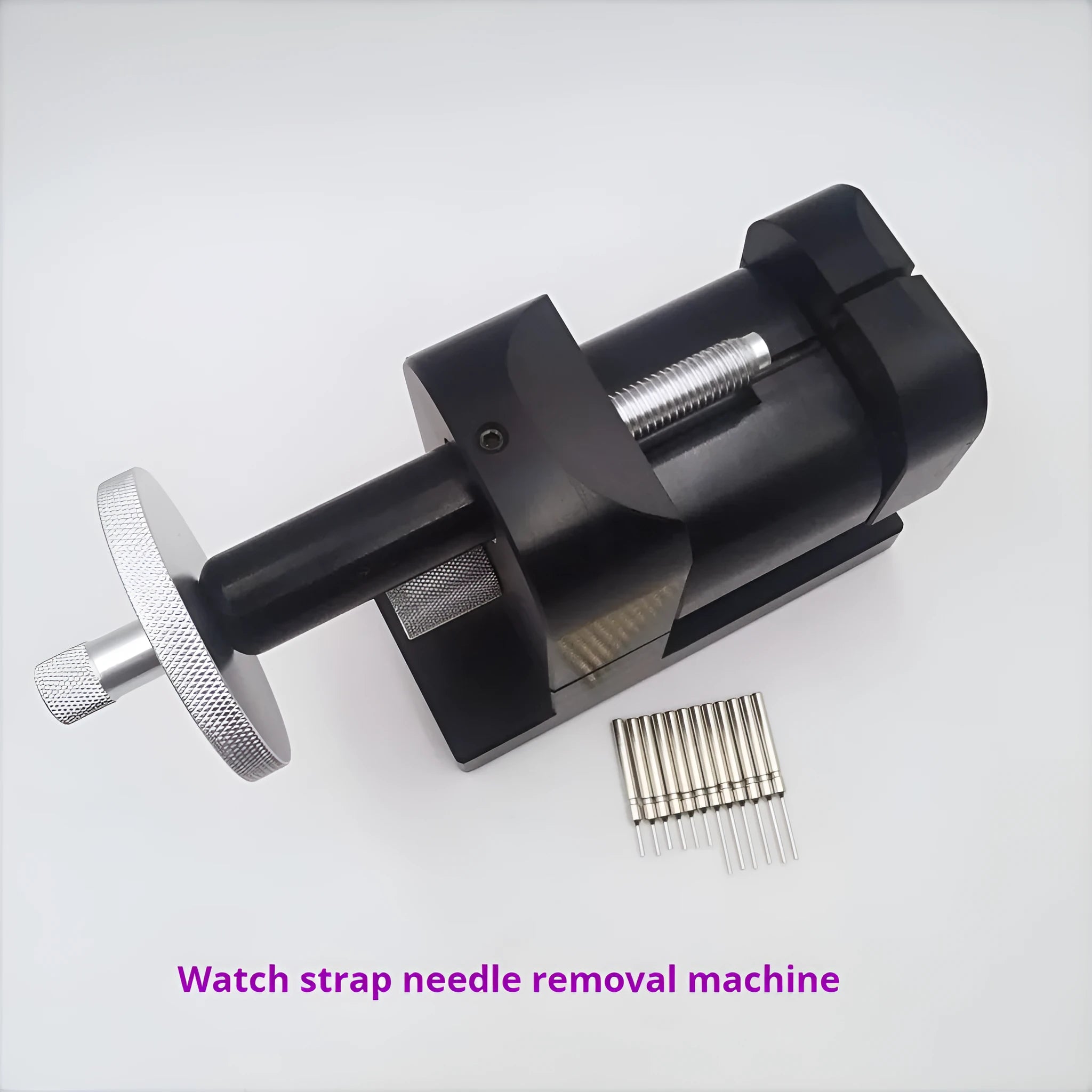 Professional watch strap removal tool kit with alloy steel strip dismantling machine and 12 piece set