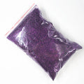 Nail glitter powder in 19 colours including gold, silver, blue, red, green and yellow for nail art and crafts