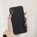 Silicone phone case for iPhone XR and XS Max in various colours including wine red and rose gold