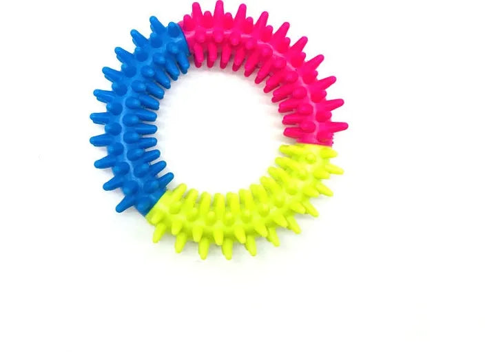 12-piece pet rope toy set in assorted colours made from cotton rope weave for dog biting and teeth cleaning