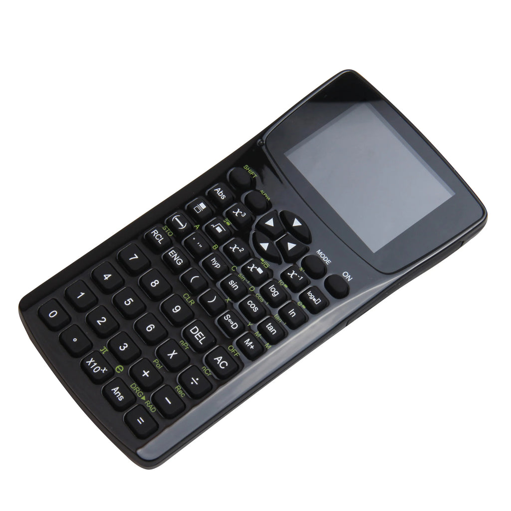 Black multifunctional e-book reader with 2.8cm screen and adjustable strap showing language selection menu