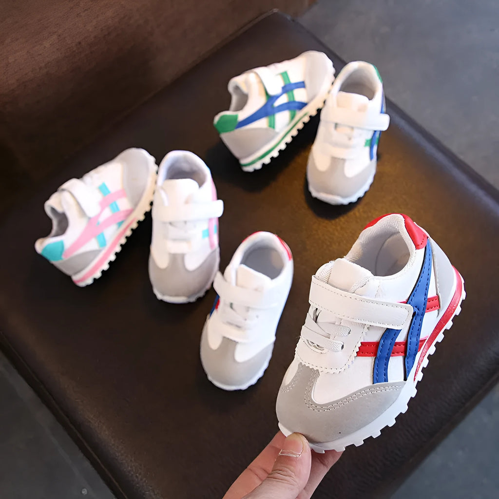 Baby toddler mesh board shoes in green, gules, and pink colour options with multiple sizes