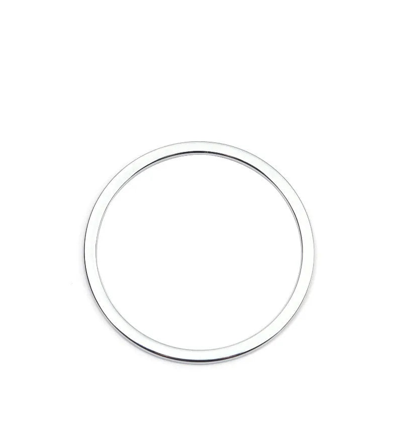 Mazda CX-4 steering wheel with electroplated silver ABS decoration ring installed