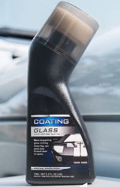 Automotive clear glass anti fog coating agent 70ml English version bottle with fog remover for car windscreens