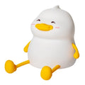 Chubby silicone pat night light with phone holder function on desk
