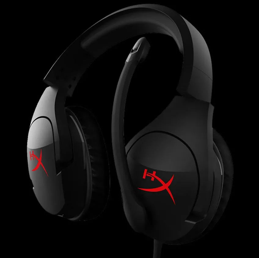 Stinger black wired over-ear gaming headset with microphone and 1.3-metre cable