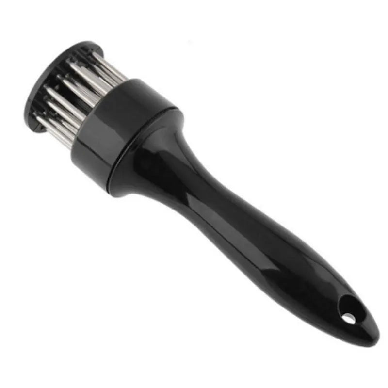 Pine meat needle tenderiser for steak in white or black colour option, handheld reusable kitchen tool
