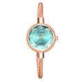 Niche Bracelet Watch Quartz Movement Simple Casual Fashionable Alloy Strap 20mm Dial 24mm Case Available in Emerald Green Grey Pink Rainbow Blue Red Rose Gold White
