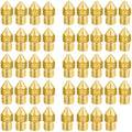 MK8 brass 3D printer nozzle 0.4mm M6 thread input 1.75mm for Creality 44 pack