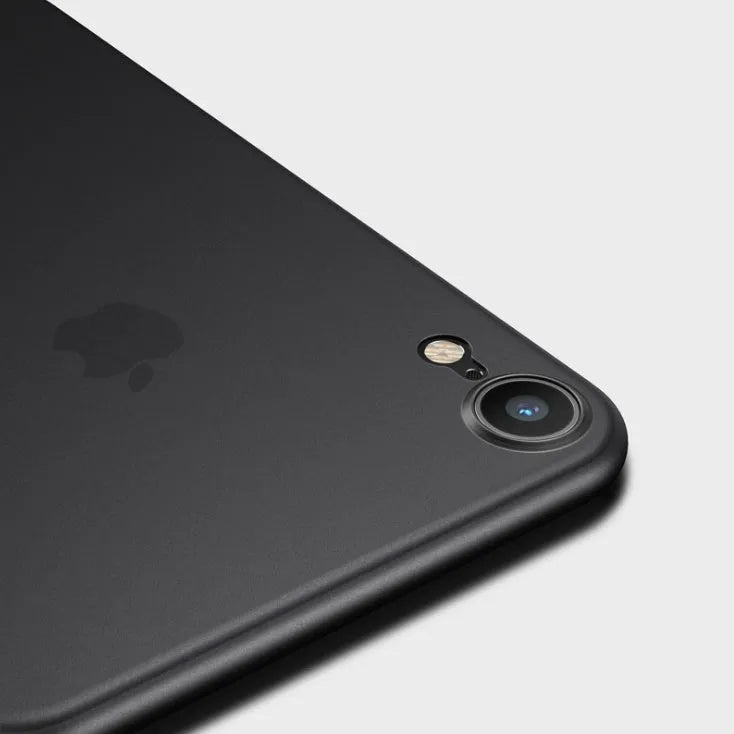 Ultra-thin PP phone case back cover for iPhone in Black, Grey, and White