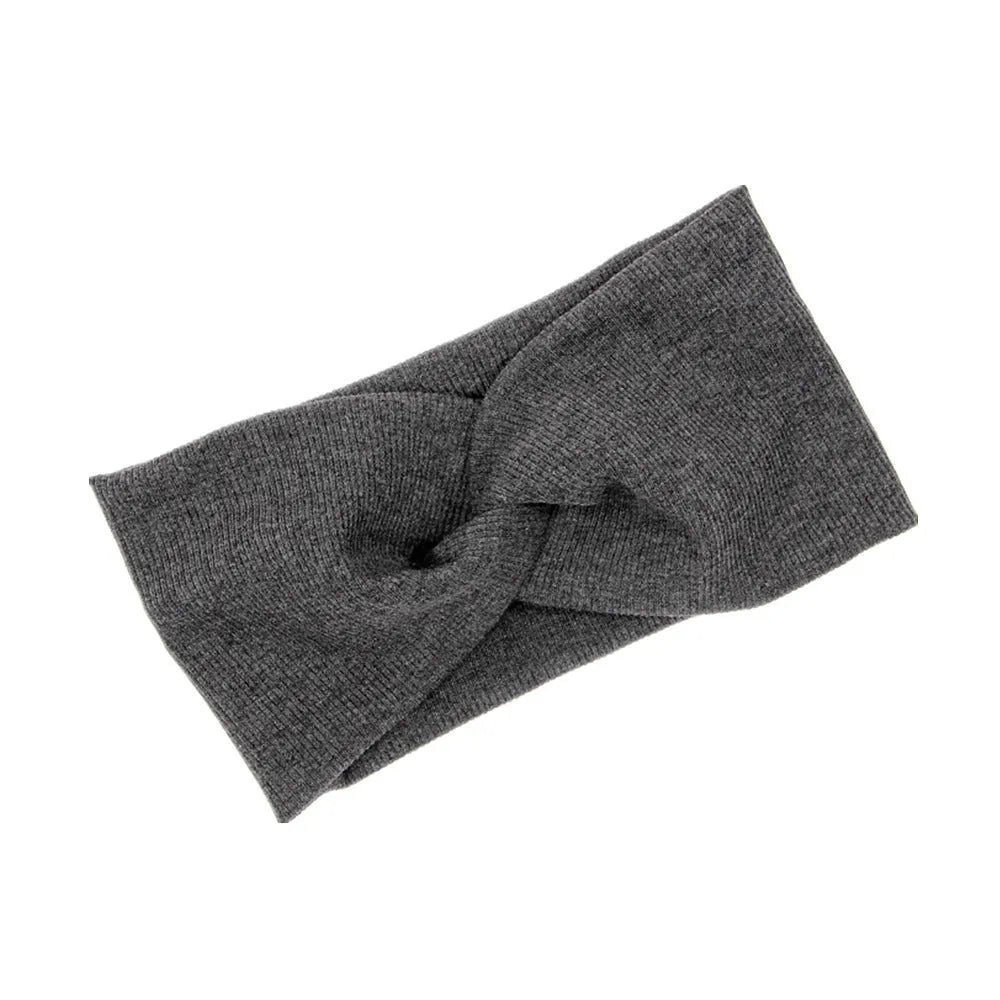 Children's cloth headband with flower styling in green colour, 19.5x10cm