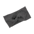 Children's cloth headband with flower styling in green colour, 19.5x10cm