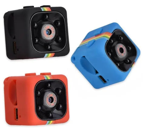 SQ11 mini HD camera with metal body and infrared night vision, 25mm size