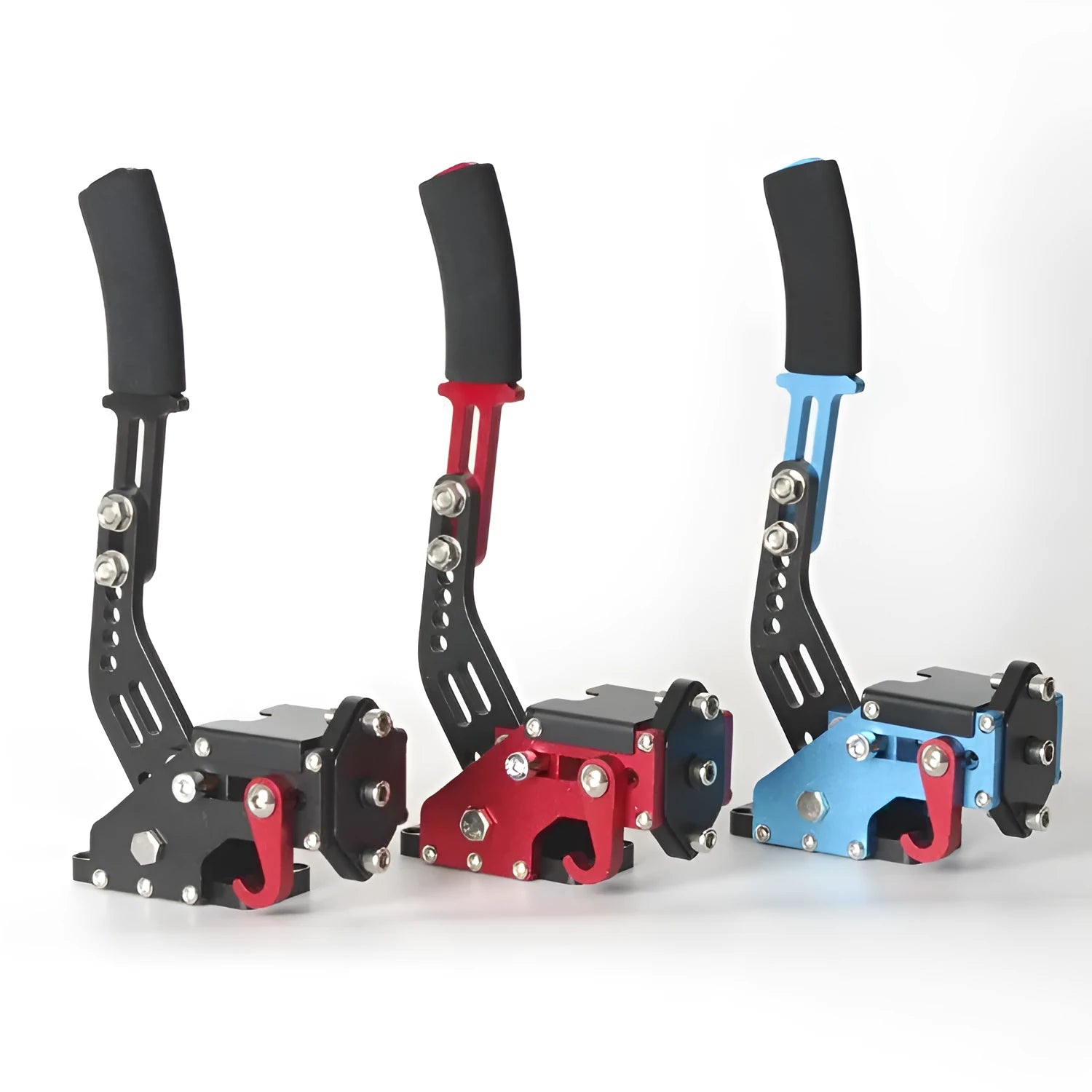 Linear drift handbrake for PC sim racing, compatible with G29 and T300 steering wheels.