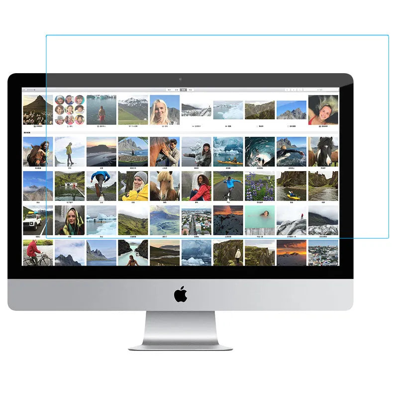 Anti blue light screen film for 21.5-inch iMac without optical drive, HD scratch-resistant