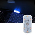 Monochrome Touch Light rechargeable LED touch control light in blue with USB cable