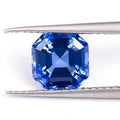 Royal blue loose gemstones in heart, round, egg, fat square, pear, and asche cuts for jewellery making