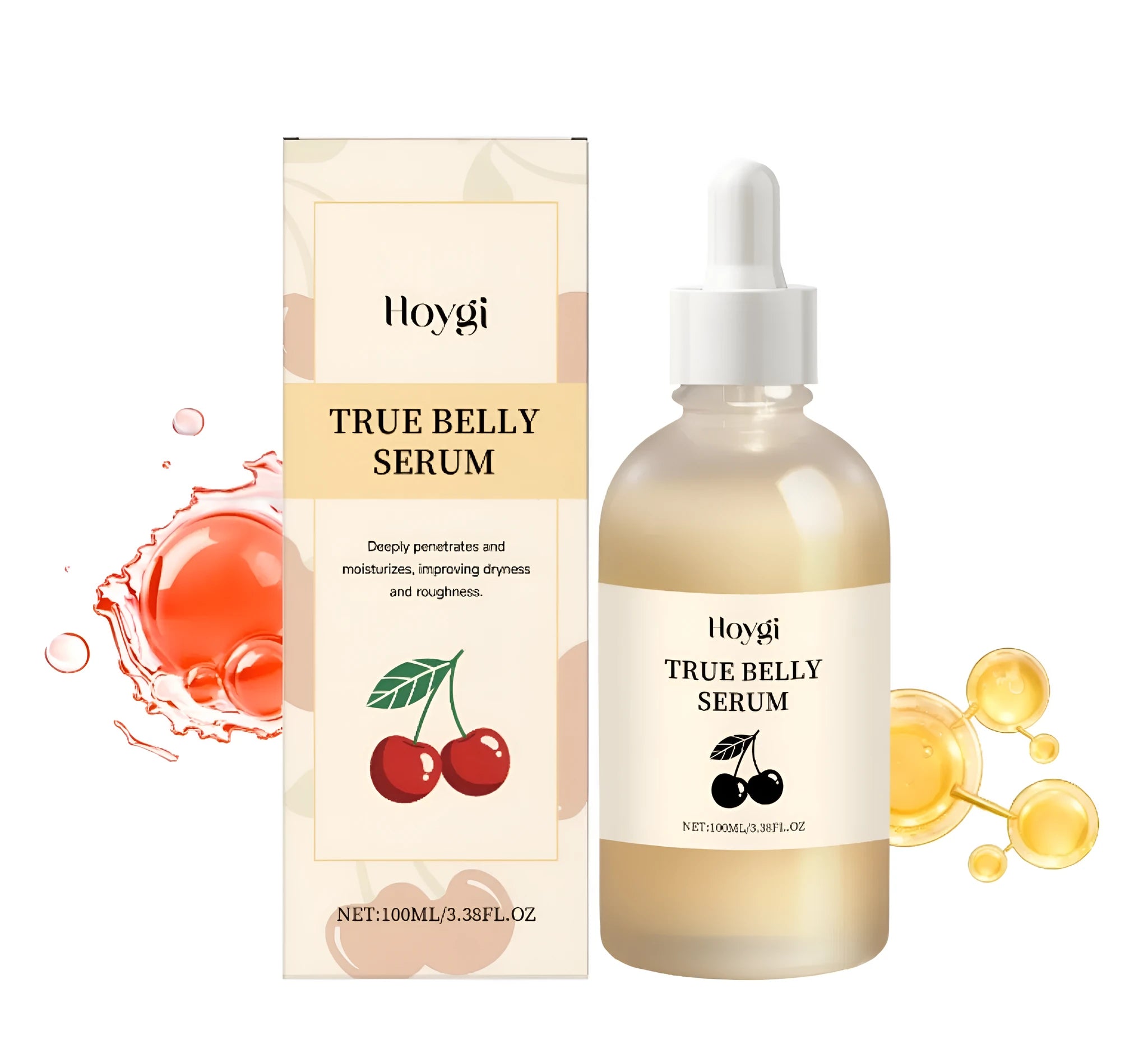 100ml bottle of abdominal firming fluid with hyaluronic acid and Centella asiatica extract