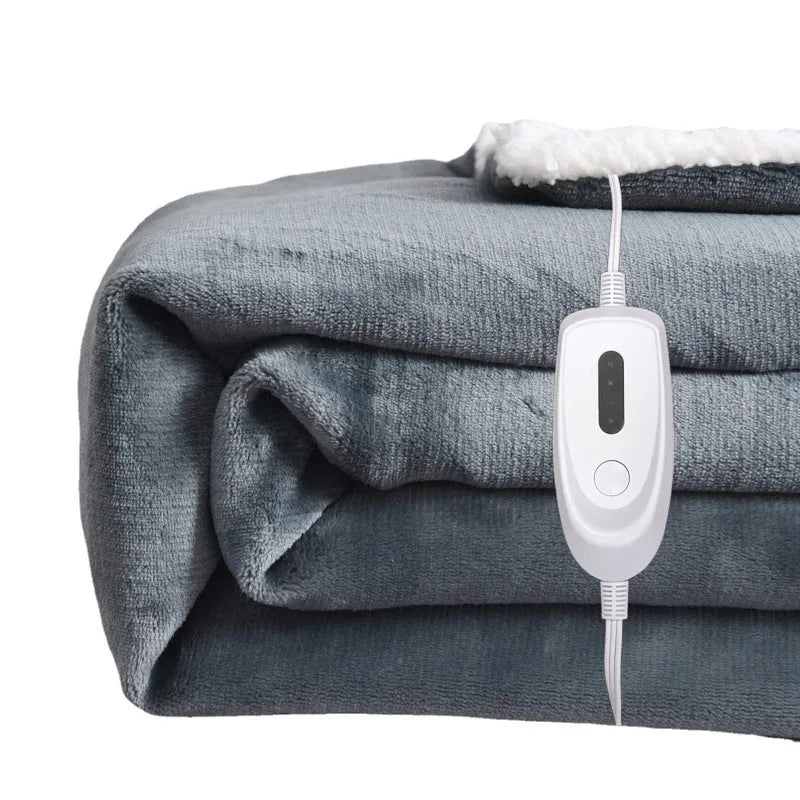 USB electric heating blanket with timing function and flannel fabric