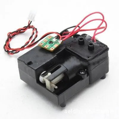 Black RC tank smoke box accessory for 1/16 and 1/24 scale military model vehicles