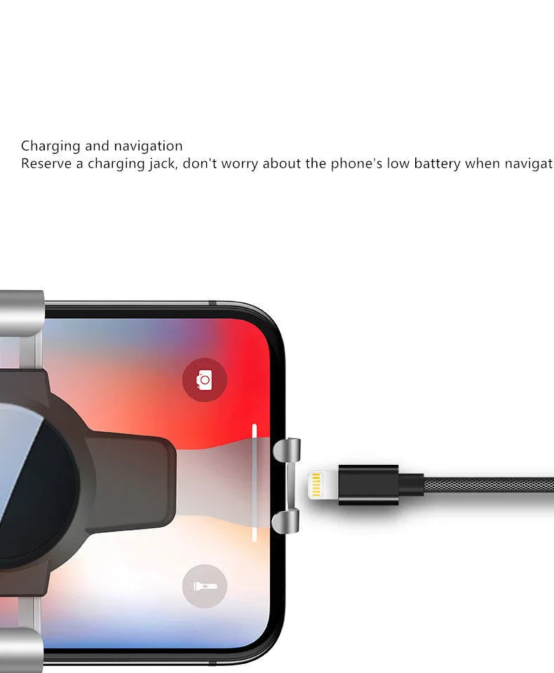 S4 gravity mirror ABS mobile phone bracket attached to car air conditioning vent