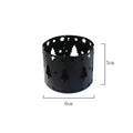 Black iron Christmas deer candlestick with creative elk bracket design for festive table decoration