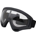 Outdoor sports goggles with UV protection, PC lens, sliding polycarbonate frame, non-slip rubber nose pad.