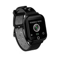 Black smart watch with removable Bluetooth earbuds showing heart rate monitoring on 1.4-inch screen