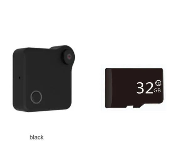 C1 CookyCam mini WiFi body camera with black finish, clip, and magnetic mount showing 90-degree lens