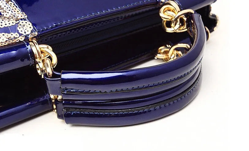 Simple PU shoulder handbag for women in Rainbow Magic colour options including Black, Gold, Red, Sapphire, Wine red.